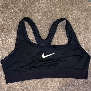 Black Nike sports bra
